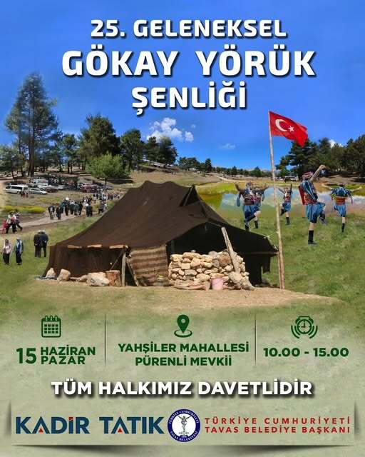 DENİZLİ TAVAS İLÇESİ GÖKAY YÖRÜK ŞENLİĞİ